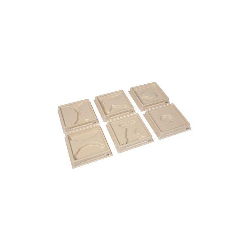 Land And Water Form Trays: Set 1