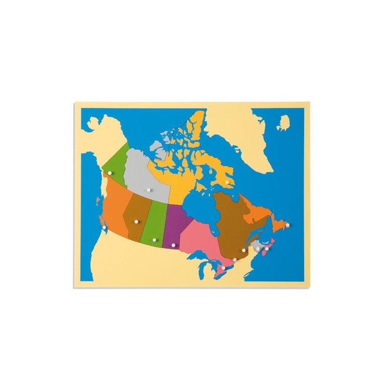 Puzzlekarte Kanada
