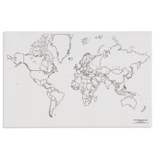 World: Political With Lakes (50)