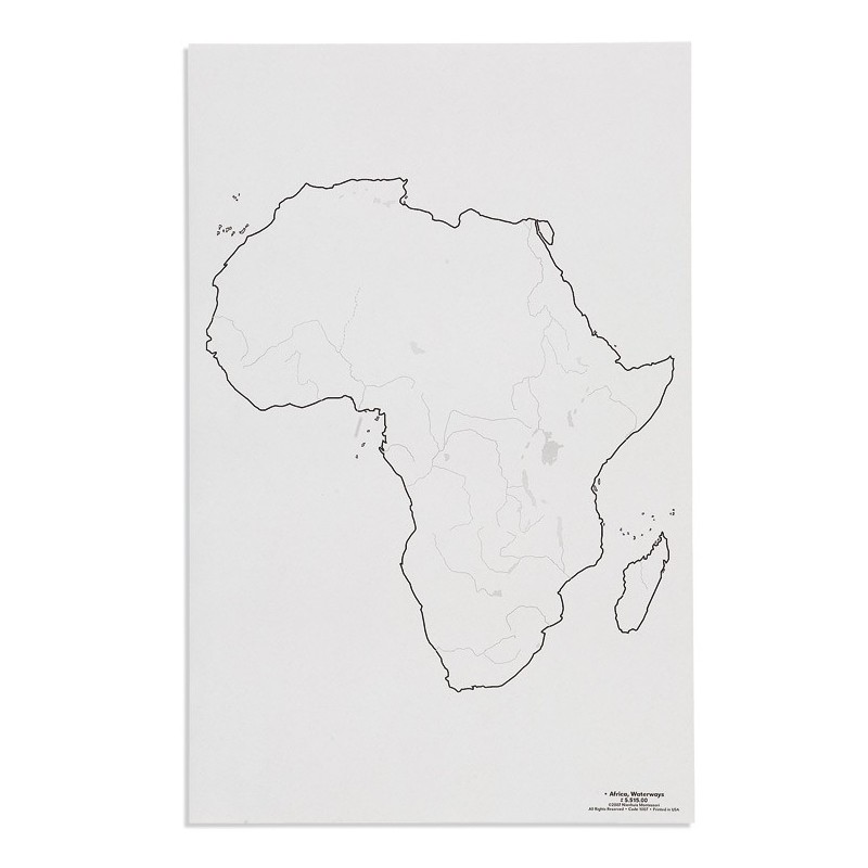 Afrika, jazerá a rieky