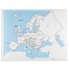 Kontrolná mapa Európy: Označené