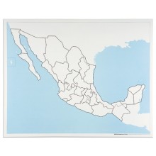 Kontrollkarte Mexiko: unbeschriftet