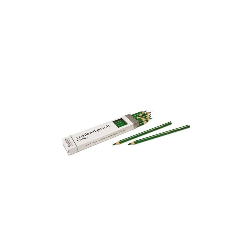 3-Sided Inset Pencils: Green
