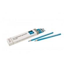 3-Sided Inset Pencils: Light Blue