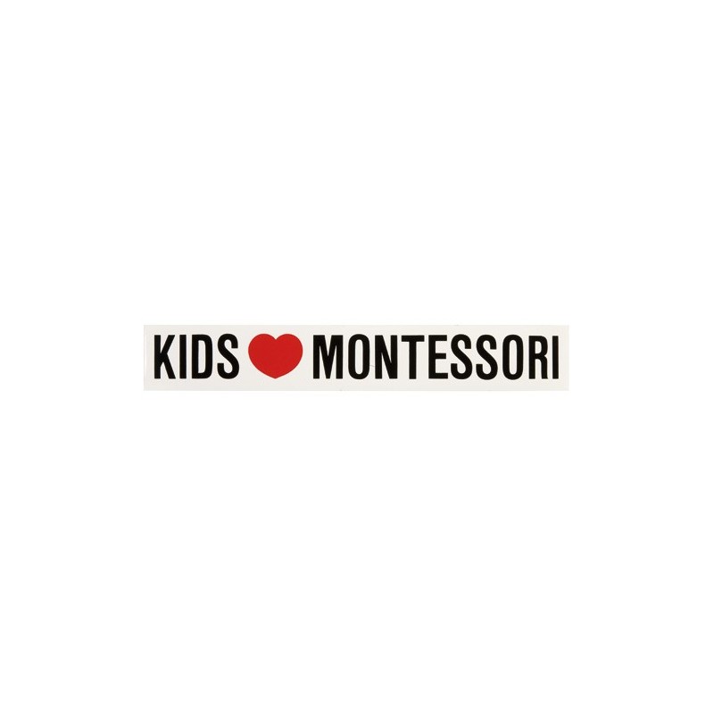 Aufkleber: Kids Love Montessori
