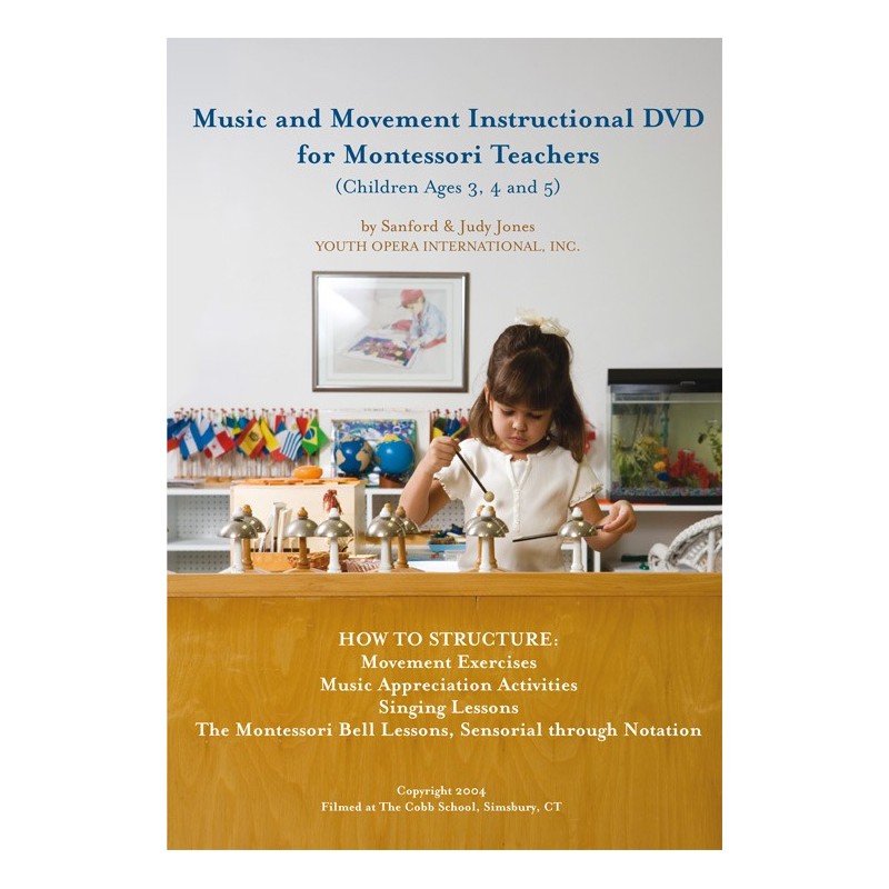 Music And Movement Instructional DVD For Montessori Teachers