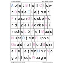 100 box words