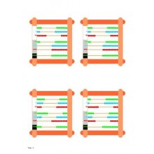 Abacus Large, Counting LEFT	 (Dieser Artikel ist auch in deutsch erhältlich)