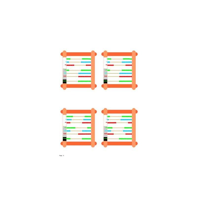 Abacus Large, Counting LEFT	 (Dieser Artikel ist auch in deutsch erhältlich)