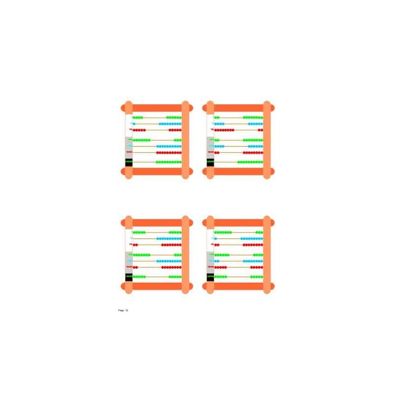 Abacus Large, Counting LEFT	 (Dieser Artikel ist auch in deutsch erhältlich)