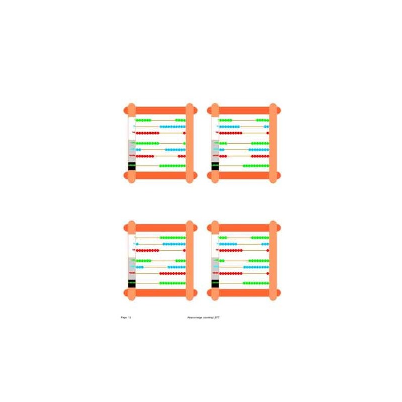 Abacus Large, Counting LEFT	 (Dieser Artikel ist auch in deutsch erhältlich)