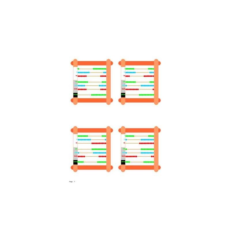 Abacus Large, Counting LEFT	 (Dieser Artikel ist auch in deutsch erhältlich)