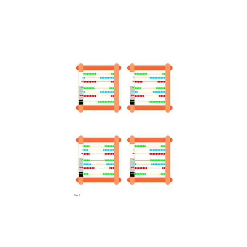 Abacus Large, Counting LEFT	 (Dieser Artikel ist auch in deutsch erhältlich)