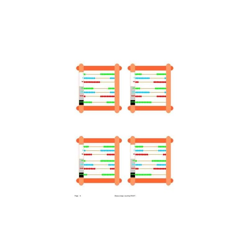 Abacus Large, Counting RIGHT	 (Dieser Artikel ist auch in deutsch erhältlich)