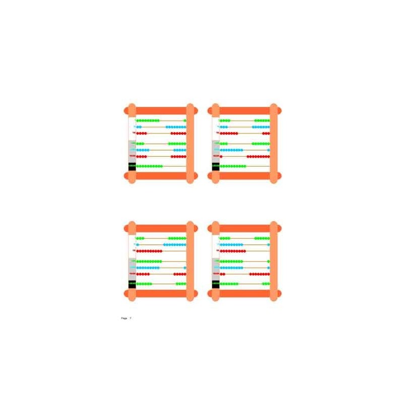 Abacus Large, Counting RIGHT	 (Dieser Artikel ist auch in deutsch erhältlich)