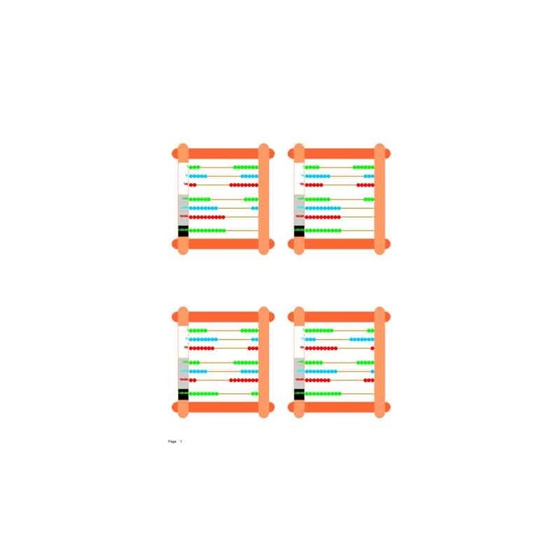 Abacus Large, Counting RIGHT	 (Dieser Artikel ist auch in deutsch erhältlich)