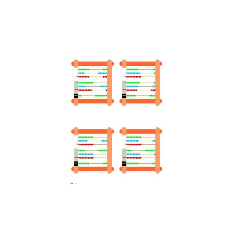 Abacus Large, Counting RIGHT	 (Dieser Artikel ist auch in deutsch erhältlich)