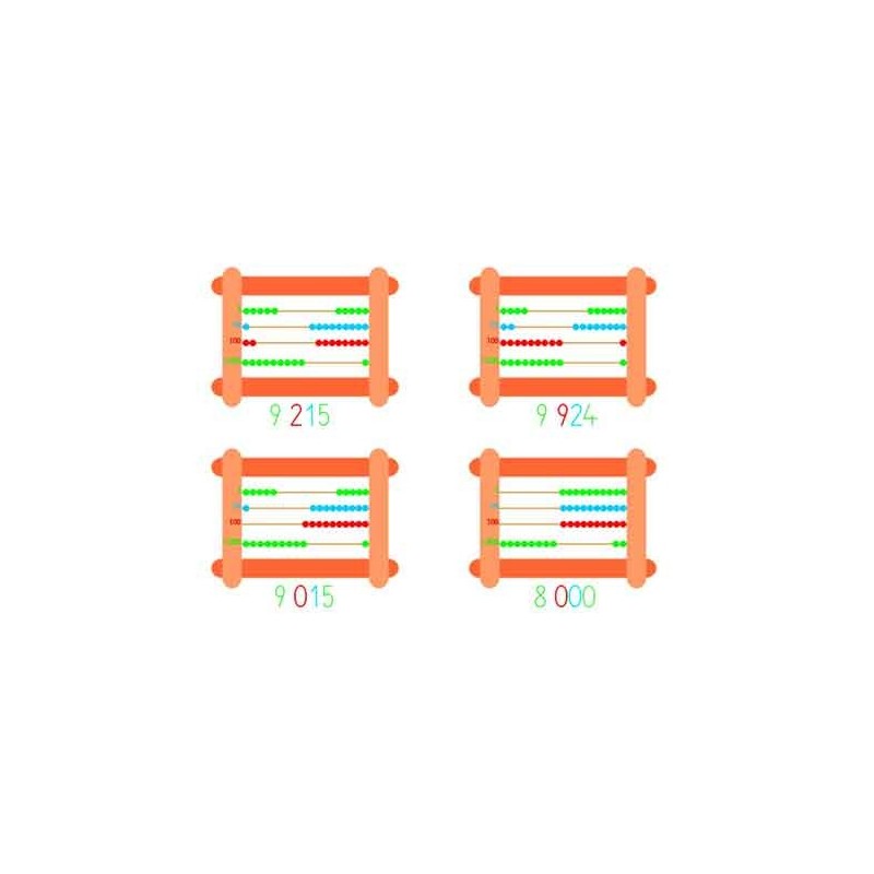 Abacus Small, Counting LEFT	 (Dieser Artikel ist auch in deutsch erhältlich)