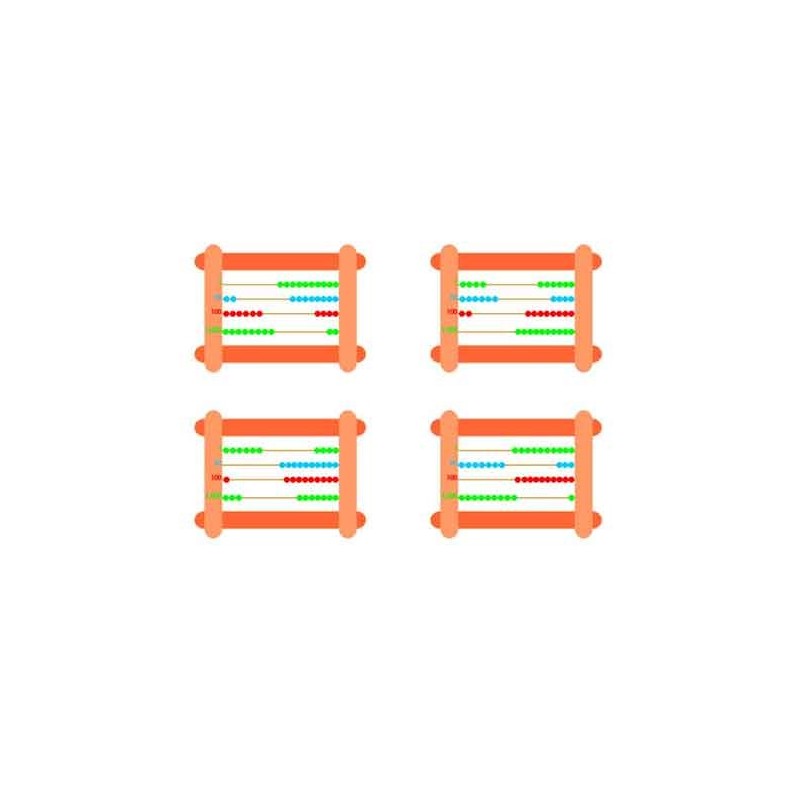 Abacus Small, Counting LEFT	 (Dieser Artikel ist auch in deutsch erhältlich)