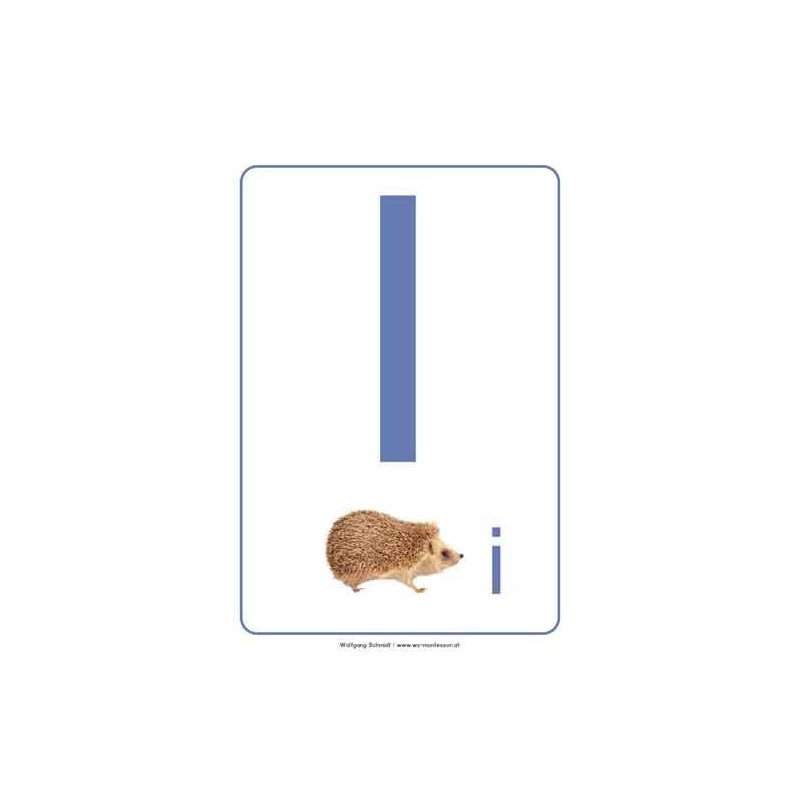 ABC floor posters for kindergarten A4