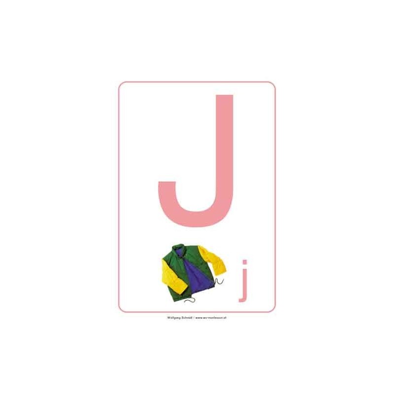 ABC floor posters for kindergarten A4