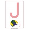 ABC floor posters for kindergarten A4