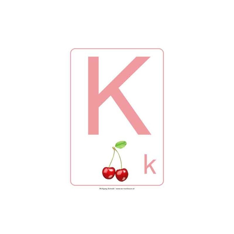 ABC floor posters for kindergarten A4