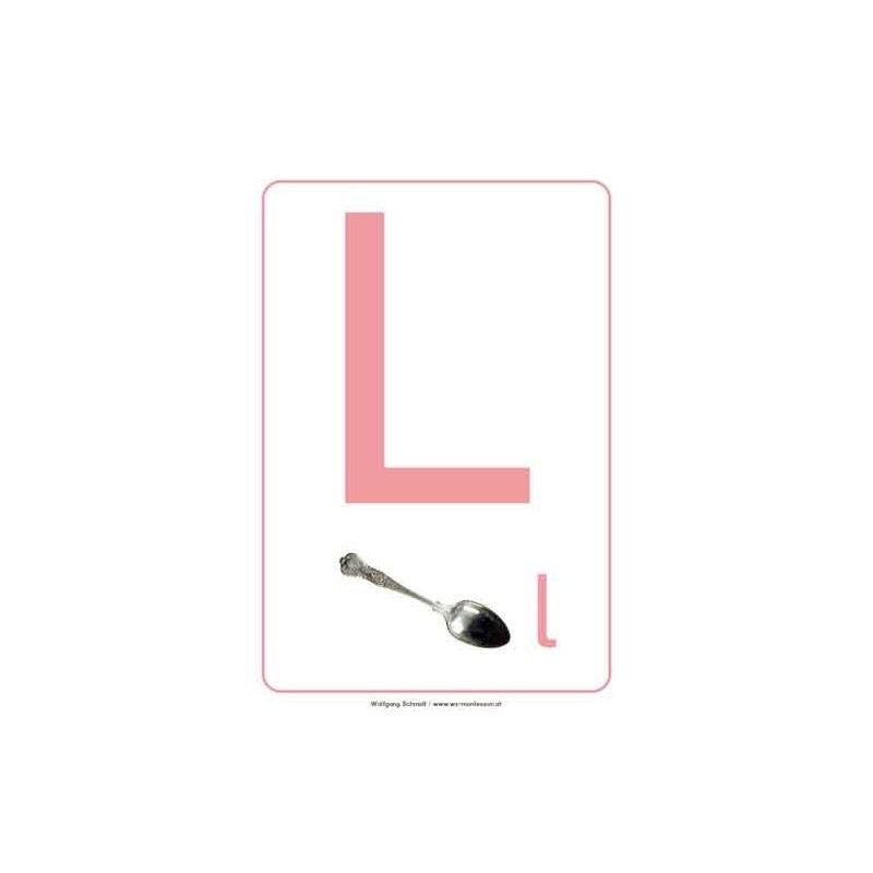 ABC floor posters for kindergarten A4