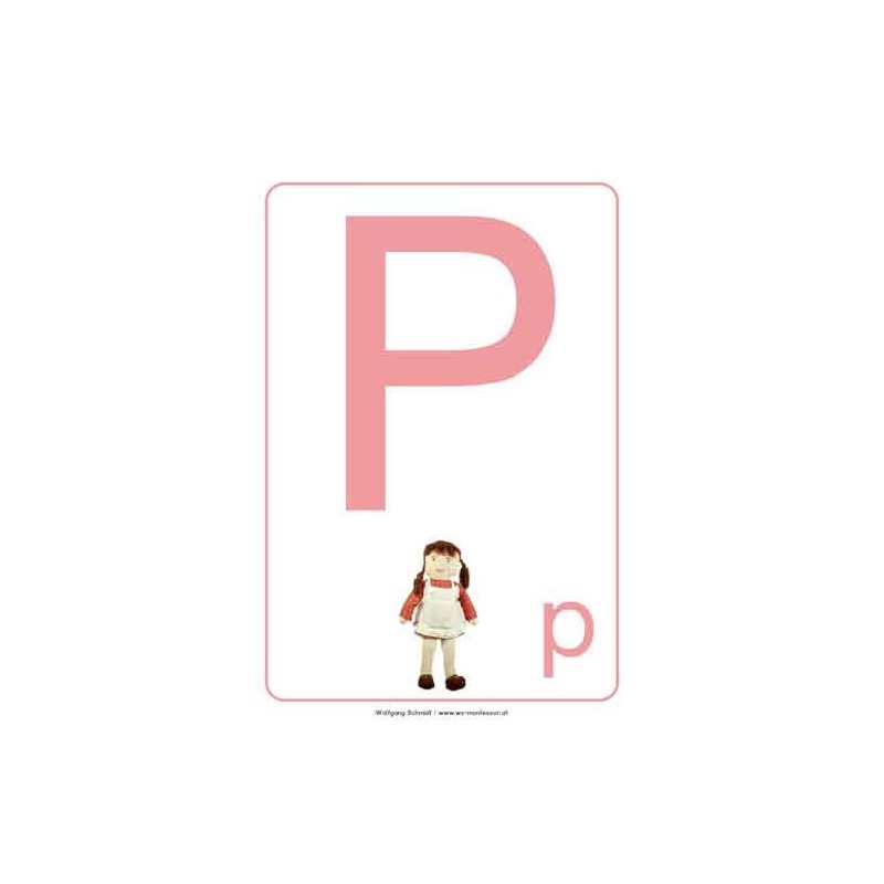 ABC floor posters for kindergarten A4