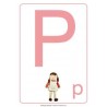 ABC floor posters for kindergarten A4
