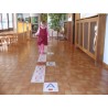ABC floor posters for kindergarten A4