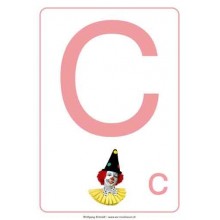 ABC floor posters for kindergarten A4