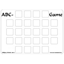 ABC Game	 (Dieser Artikel ist auch in deutsch erhältlich)