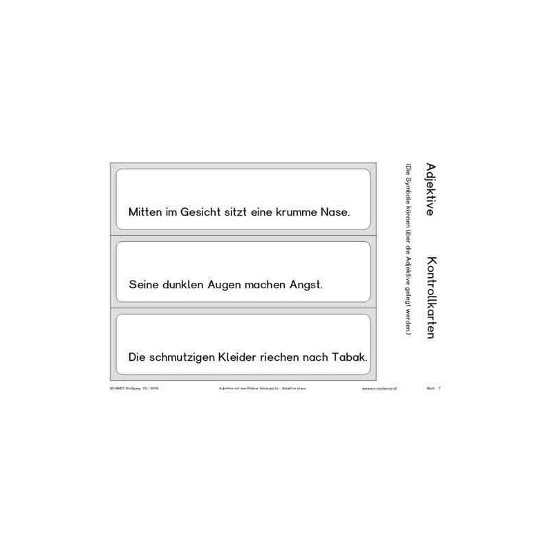 Adjektive mit dem Räuber Hotzenplotz, Adj. braun