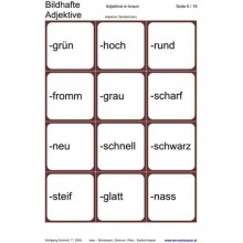 Pictorial adjectives, adj. Brown