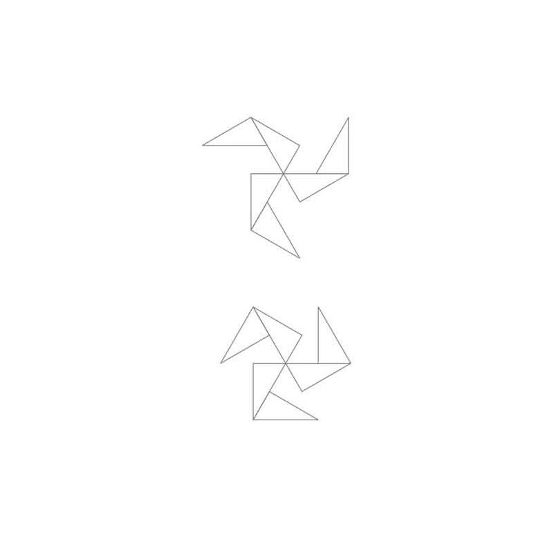 Blue Triangles (Dieser Artikel ist auch in deutsch erhältlich)