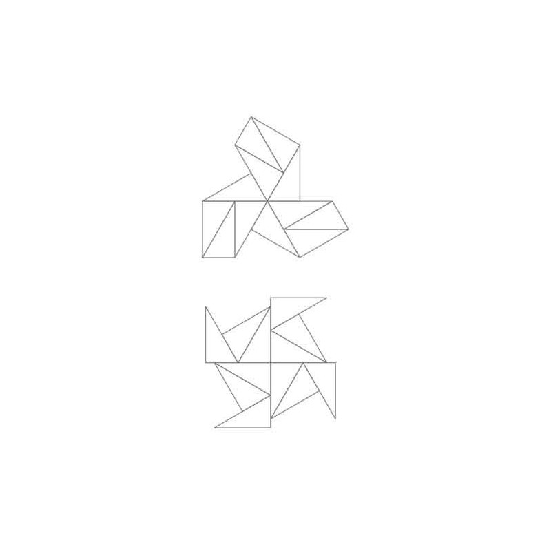 Blue Triangles (Dieser Artikel ist auch in deutsch erhältlich)