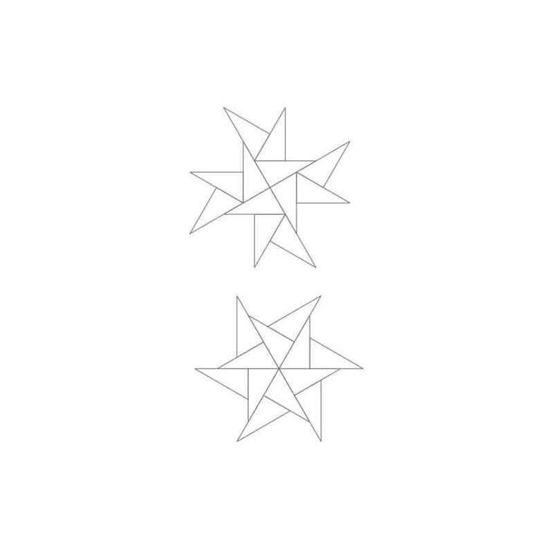 Blue Triangles (Dieser Artikel ist auch in deutsch erhältlich)