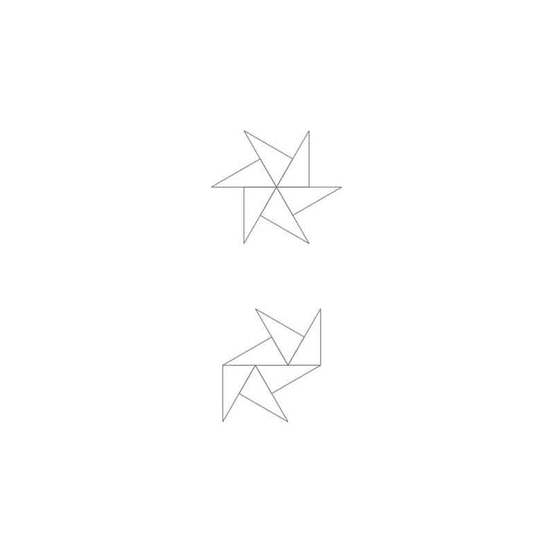 Blue Triangles (Dieser Artikel ist auch in deutsch erhältlich)