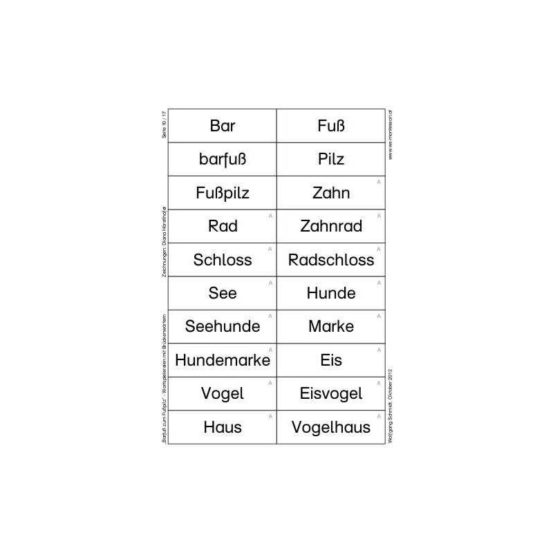 Bridge words