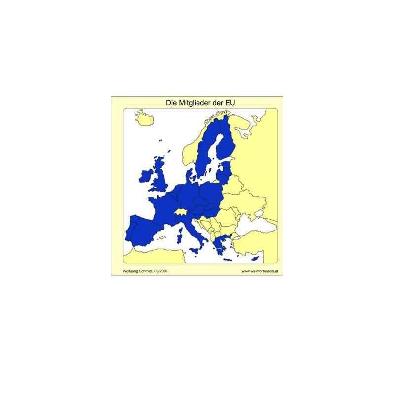 Európa - krajiny EÚ