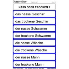 Gegensätze, Adj. blau