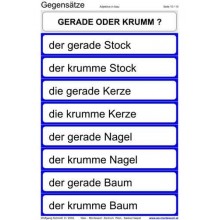 Gegensätze, Adj. blau