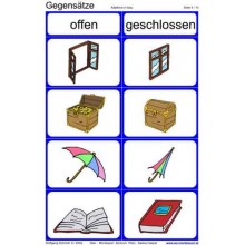 Gegensätze, Adj. blau