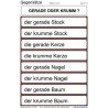 Gegensätze, Adj. braun