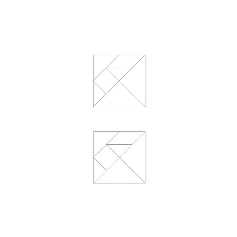 Geometrické obrazce tangram