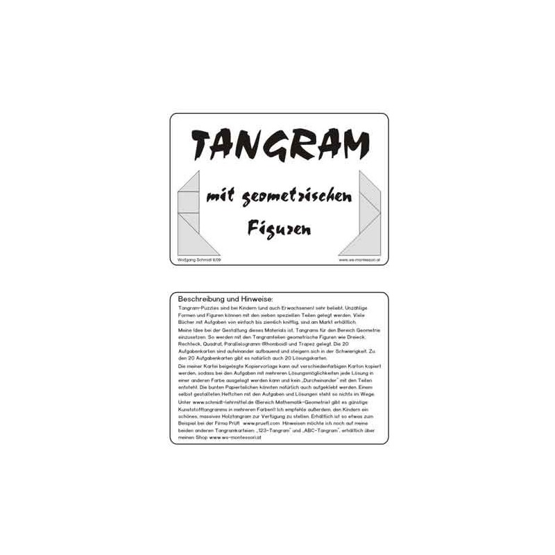 Geometrische Figuren Tangram