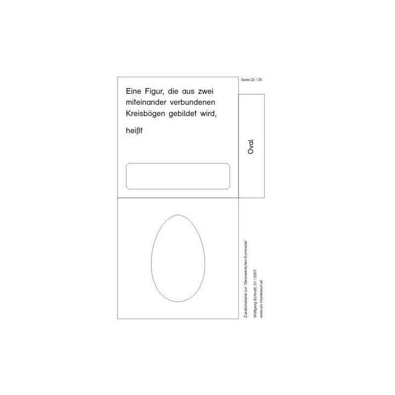 Geometrische Formen - Karten