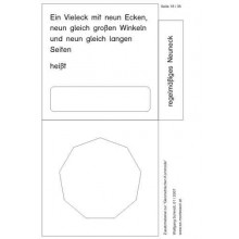 Geometrické tvary - karty