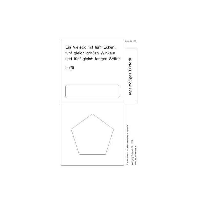 Geometric shapes - cards